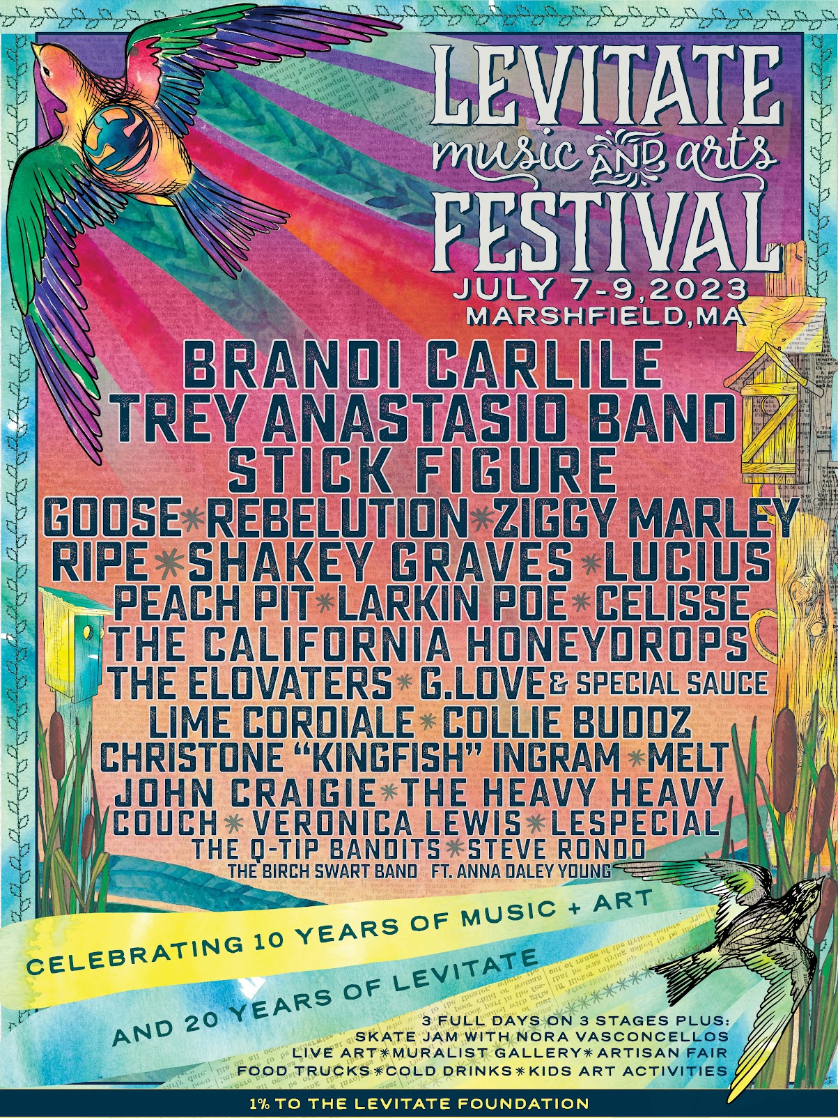 Levitate Music and Arts Festival announces 2023 lineup Full Time